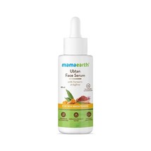 Mamaearth Ubtan Face Serum for Glowing Skin, with Turmeric &amp; Saffron, 30ml - £13.72 GBP