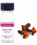 Natural CLOVE Oil Liquid extract flavoring hard candy 1 dram = 0.125 oz ... - $426.23 MXN