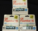 GE Flashbar 10 for Polaroid SX-70 Land Cameras Lot of 3 Unused NOS - $39.19
