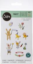 Sizzix Thinlits Die Set 23 Pack Easter Celebration by Lisa Jones, Multicolor - £15.97 GBP