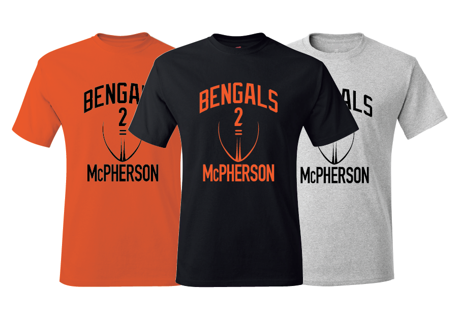 Bengals Evan McPherson Training Camp Jersey T-Shirt - $20.99 - $24.99