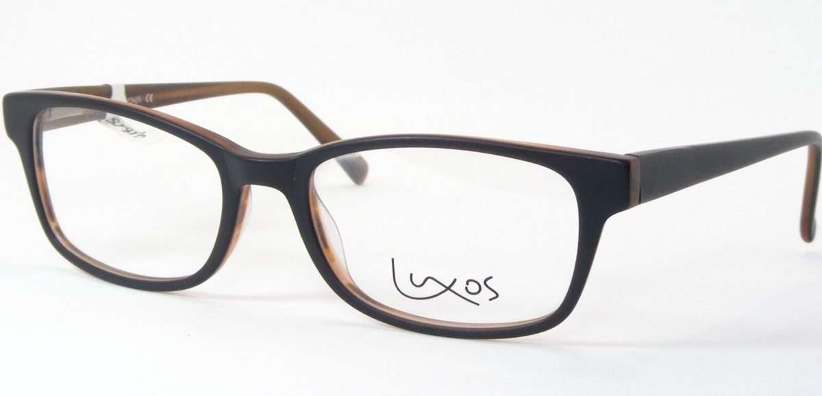 Neu LUXOS LX507-4 Matt Brown Selten Brille Kunststoffrahmen 53-19-140mm - $91.05