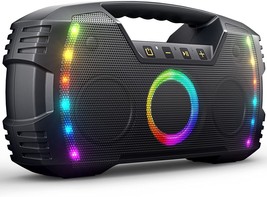 Portable Bluetooth Speaker With Booming Bass, Bluetooth 5.3, And Camping Use. - £92.47 GBP