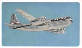 United Airlines Mainliner Stratocruiser Plane postcard - £5.08 GBP