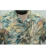 Men&#39;s LARGE The Territory Ahead Short Sleeve Shirt 100% Cotton Hawaiian ... - £16.17 GBP