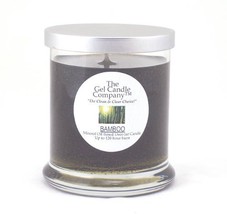Bamboo Scented Gel Candle - 120 Hour Deco Jar - £12.08 GBP