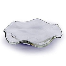  One Large Glass Wavy Dish Replacement for Electric Tart/oil Warmers 4&quot; - £3.16 GBP