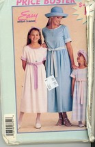 McCalls Easy Dress Pattern P375, for Misses or Children All sizes included  - £3.13 GBP