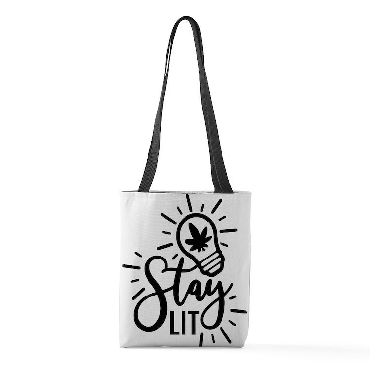 STAY LIT Small Tote Bag - $38.00