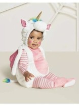 Target Hyde And Eek Plush Unicorn 6-12 Months Jumpsuit Halloween Costume - £10.90 GBP