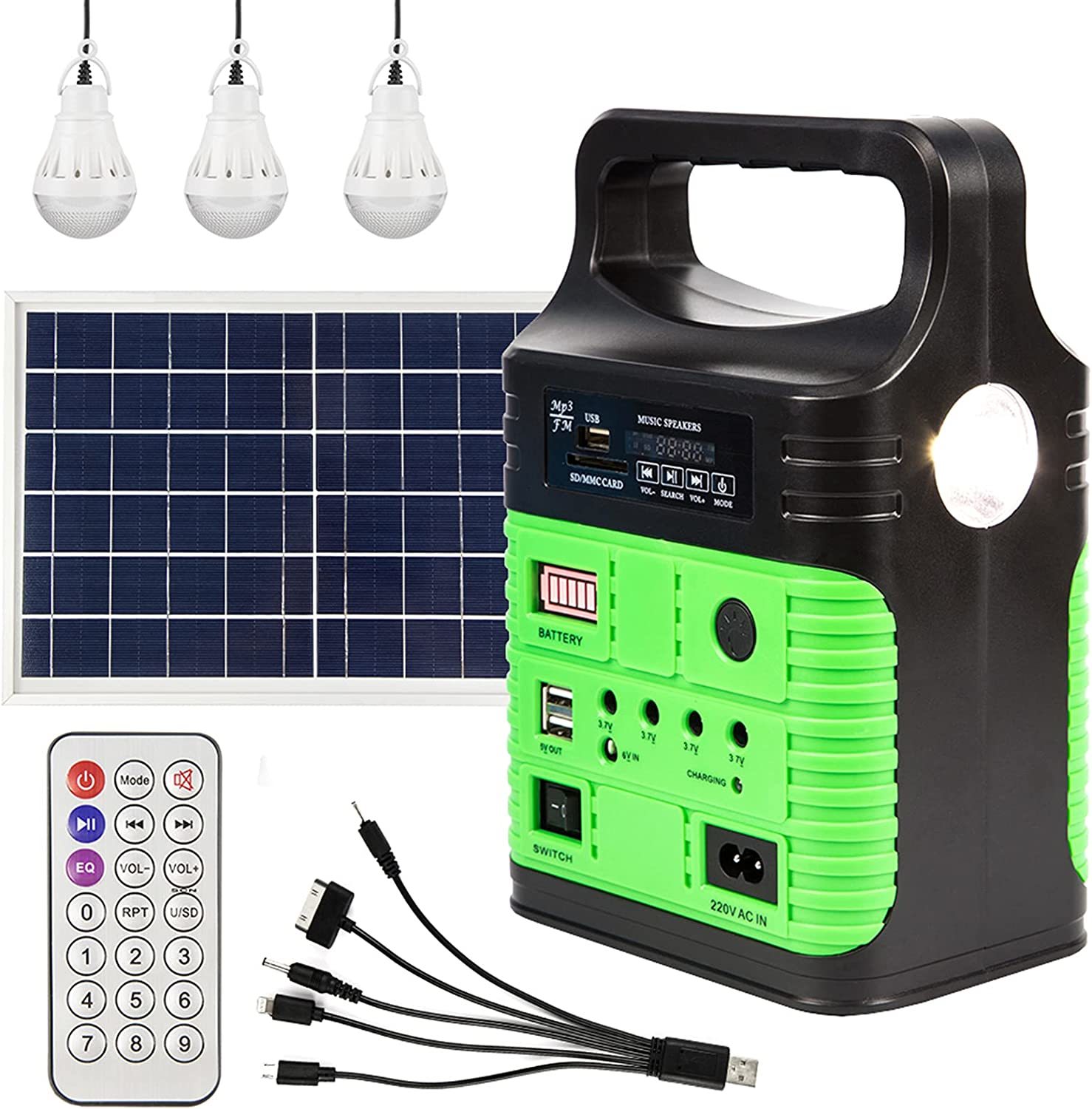 ECO-WORTHY 84Wh Portable Power Station, Solar Generator with 18W