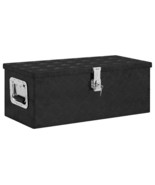 vidaXL Aluminum Storage Box Compact &amp; Durable Black 12Qt - €182,09 EUR