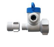 John Guest Angle Stop Adaptor Valve with 1/2" x 3/8" Adapter - Lead Free - $12.52