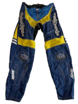 Troy Lee Designs Sprint 02 Pants 30 Blue Yellow Great Condition - $26.99