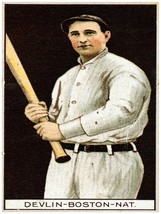 3880.Devlin-Boston Baseball Player Poster from early sport card.Room design - £12.94 GBP+