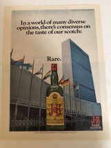 1977 J&amp;B Scotch Vintage Print Ad pa8 - £6.87 GBP