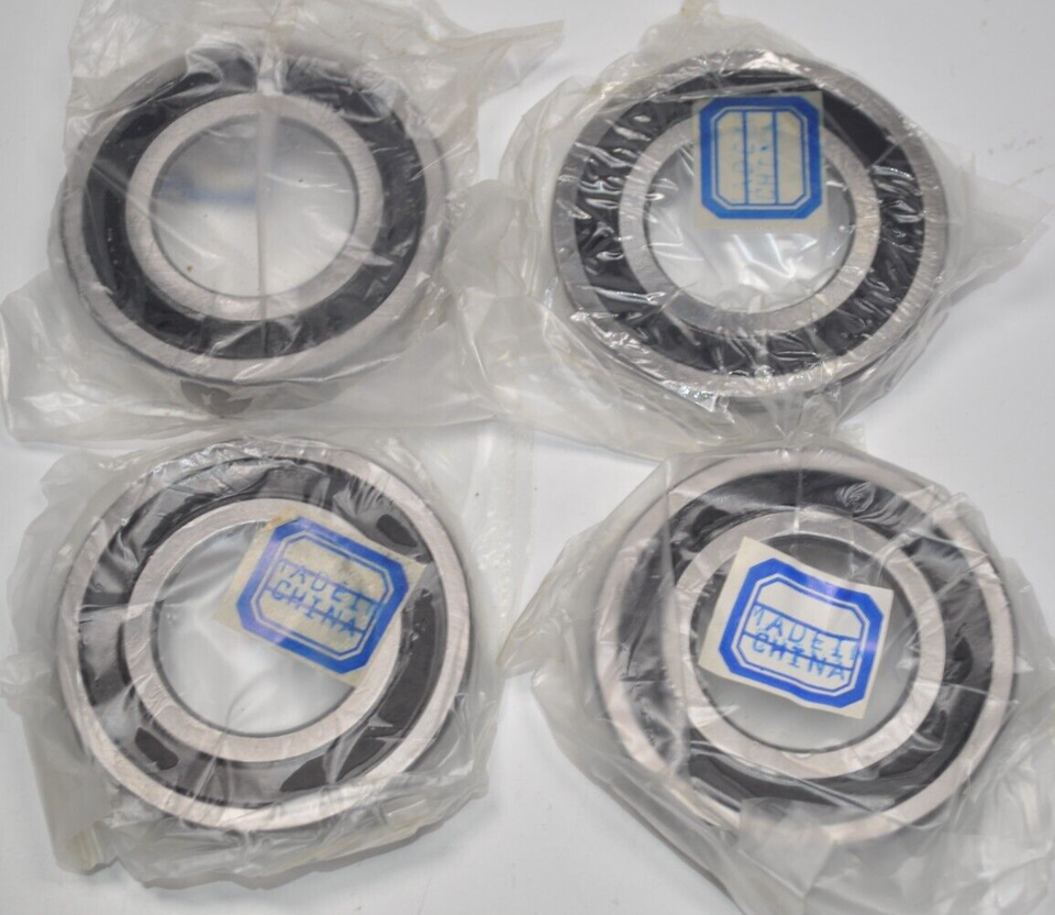Lot of 4 NEW 6208 2RS Rubber Sealed Deep Groove Ball Bearing 40x80x18mm - $36.62