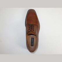 Men's Shoes Steve Madden Soft Leather upper Lace Up Nanndo Brandy image 7
