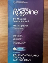 Women&#39;s Rogaine 4 Month Hair Unscented Foam - International Shipping !! Exp 2026 - £31.83 GBP