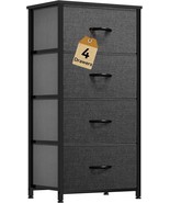 Dwvo 4 Drawers Dresser, Small Dresser For Bedroom, Fabric, Easy Pull Handle - $673.73 MXN