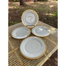 Vtg Noritake Dinner Plates Manor Gold 10.5 inch Contemporary Fine China ... - $57.09