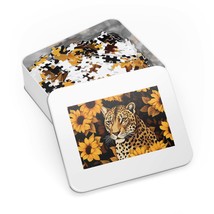 Jigsaw Puzzle in Tin, Leopard,  awd-375, Personalised/Non-Personalised (30, 110, - £28.22 GBP+