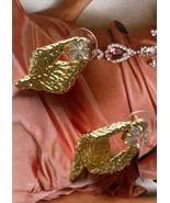 Irregular design retro zircon stud earrings - £21.76 GBP