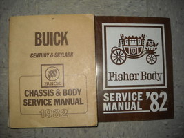 1982 BUICK SKYLARK Shop Repair Service Manual SET OEM W Fisher Body Book - $19.14