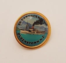 SS Farnslaw Queenstown New Zealand Souvenir Travel Lapel Hat Pin Tie Tack - £15.61 GBP