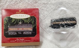 Hallmark Keepsake THE TENDER LIONEL 746 Norfolk Western Train Ornament Metal New - £9.24 GBP