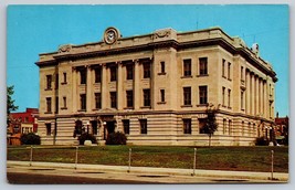 Postcard IN Indiana Sullivan County Courthouse Chrome Unused - £3.88 GBP