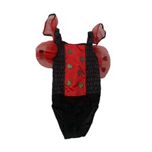 The Childrens Place Girls Size 3T 4T Ladybug Lady Bug Black One Piece Bodysuit C - $8.90