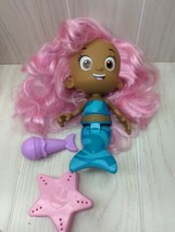 Bubble Guppies Splash and Surprise Molly Doll Bath Toy microphone brush starfish - £10.07 GBP