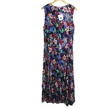 Woman Within Women&#39;s  Plus Size L Floral Sleeveless Dress Hawaiian print - £30.77 GBP