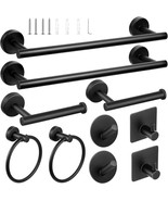 Sus304 Bathroom Hanger Set 16 Inch Hand Towel Bar Towel Holder, Matte Bl... - €40,77 EUR