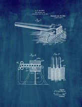 Toy Machine-gun Patent Print - Midnight Blue - $7.95+