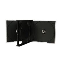 Four Square Media 25 X CD DVD 4 way Jewel Cases 25mm for 4 Disc with Bla... - $121.00