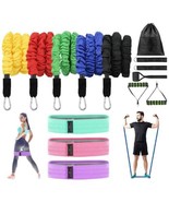 Resistance Bands Glute Set With 3 Non Slip Elastic Butt Training Exercis... - $355.65 MXN