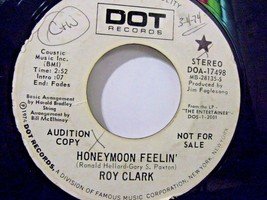 Roy Clark-Honeymoon Feelin&#39;-1975-45rpm-VG+  *Promo - £2.37 GBP