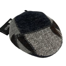 Epoch Hat American Classic Patchwork Ivy Brown Gray Large Wool New - £22.67 GBP