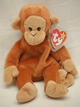 Ty Original Beanie Baby Bongo Monkey Beanbag Plush Toy Swing &amp; Tush Tags d - £13.19 GBP