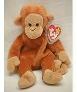 Ty Original Beanie Baby Bongo Monkey Beanbag Plush Toy Swing &amp; Tush Tags d - £13.19 GBP