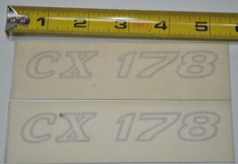Lot of 2 NOS 1999 Crestliner &quot;CX 178&quot; Boat Decals - $306.50 MXN