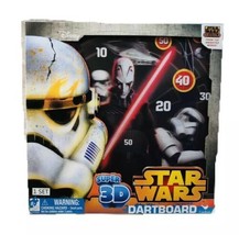 Star Wars Rebels Super 3D Dartboard 4 Magnetic Darts Disney Ages 8+ New - £7.58 GBP