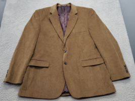 Chereskin Blazer Mens Size 44R Brown Corduroy Lined Single Breasted Notc... - £24.74 GBP