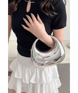 New Metallic Acrylic Clutch - $1,578.64 MXN