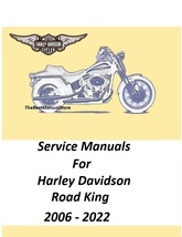 2006 - 2022 Harley Davidson Road King Touring Models Service Manuals  - £22.08 GBP