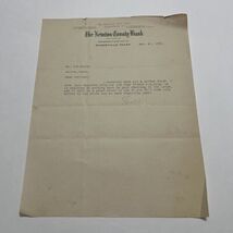 Antique Letter Newton County Bank Burkeville Texas 1922 - €17,14 EUR