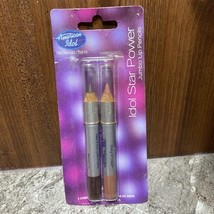 SET of American Idol Star Power Jumbo Lip Pencils Hot Chocolate/ Pink Ice - $55.81 MXN
