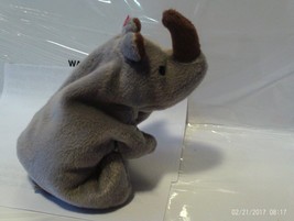 1ST Edition Beanie Babies Rare Spike the Rhino, No star, No stamp, PVC - £6.68 GBP
